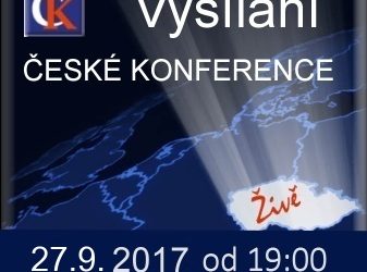 Vysílání České Konference středa 27. 9. 2017 od 19:00